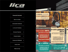Tablet Screenshot of licaestudio.com